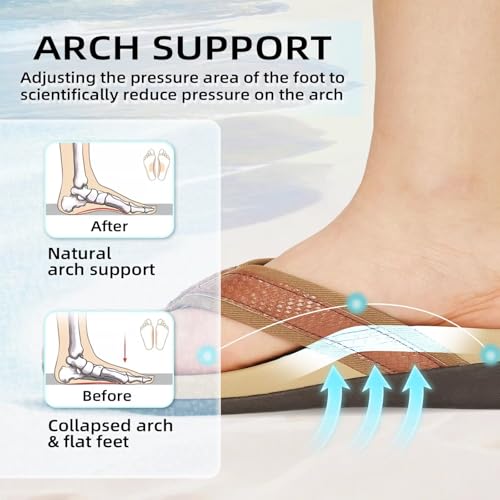 sandalias con soporte arco para caminar