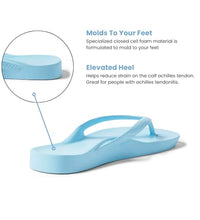 sandalias con soporte para pies cansados