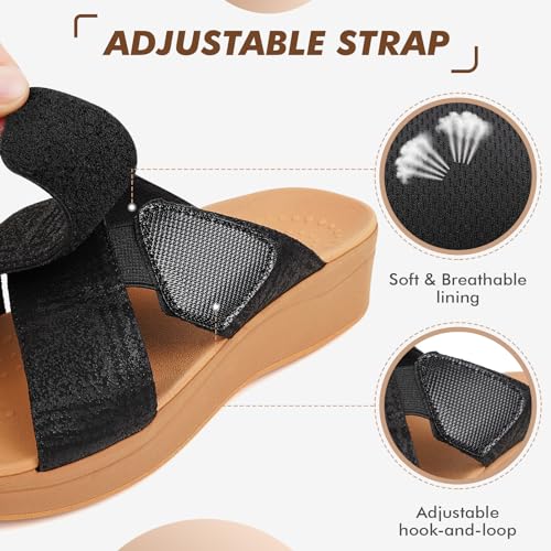 sandalias con suela antideslizante y segura