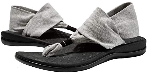 sandalias LLSOARSS para mujer con soporte arco