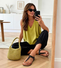 sandalias planas ideales para caminar