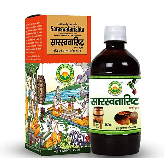 Saraswatarishta con oro natural