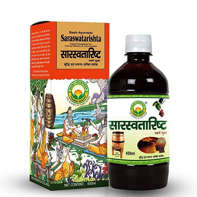 Saraswatarishta con oro natural