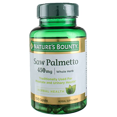 Saw Palmetto Nature's Bounty 450 mg beneficios