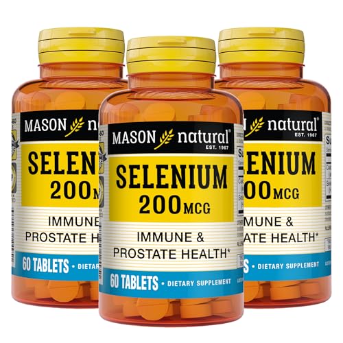 Selenio 200 mcg para salud prostática