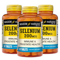 Selenio 200 mcg para salud prostática