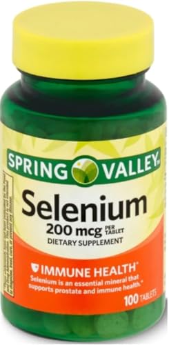 Selenio Spring Valley 200 mcg beneficios para la salud