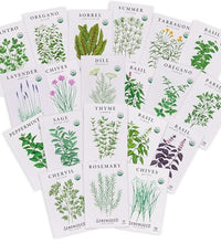 semillas de hierbas orgánicas para tu jardín