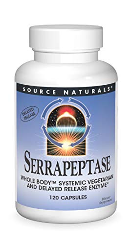 Serrapeptasa Source Naturals para salud digestiva