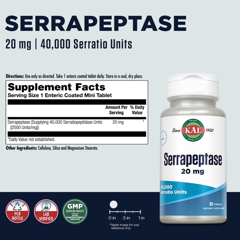Serrapeptase 20 mg KAL
