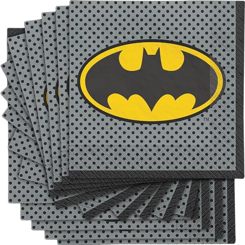 servilletas Batman para fiestas infantiles