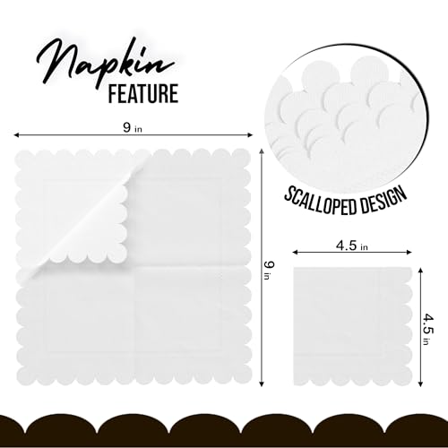 servilletas blancas ideales para eventos formales