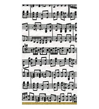 servilletas Caspari con diseño musical