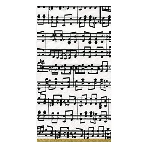 servilletas Caspari con diseño musical