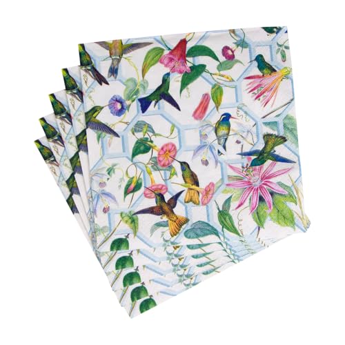 servilletas Caspari diseño colibrí