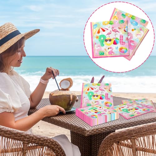 servilletas coloridas para verano y fiestas