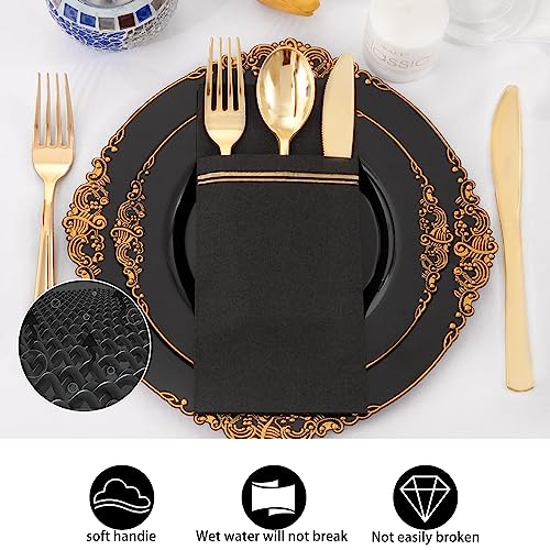 servilletas con bolsillo para cubiertos