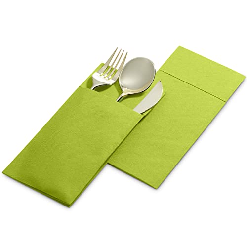 servilletas con bolsillo para cubiertos