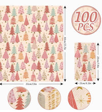 servilletas con diseño de árbol rosa