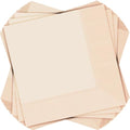 servilletas de bebida elegantes crema