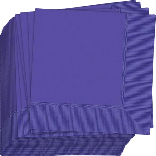 servilletas de bebida moradas elegantes