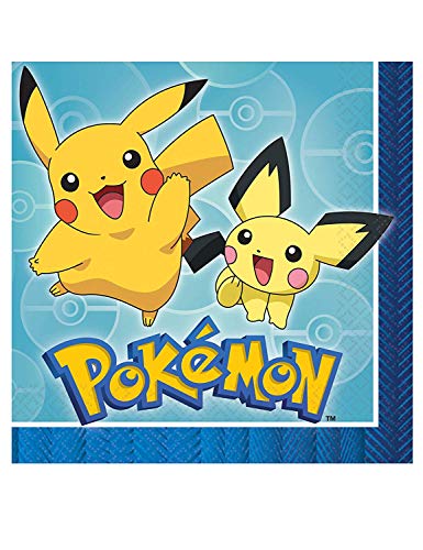 servilletas de bebida Pokémon para fiestas