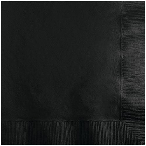 servilletas de bebida terciopelo negro elegantes