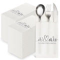 servilletas de boda elegantes y desechables