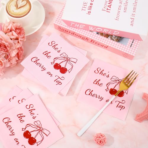 servilletas de cerezo para cumpleaños