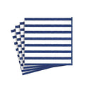 servilletas de cóctel Caspari azul elegantes