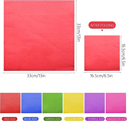 servilletas de cóctel de 2 capas