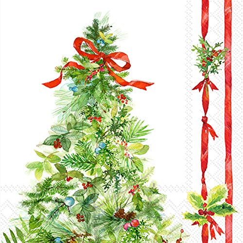 servilletas de cóctel decorativas árbol de la paz