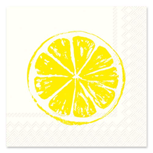 servilletas de cóctel desechables sabor limón