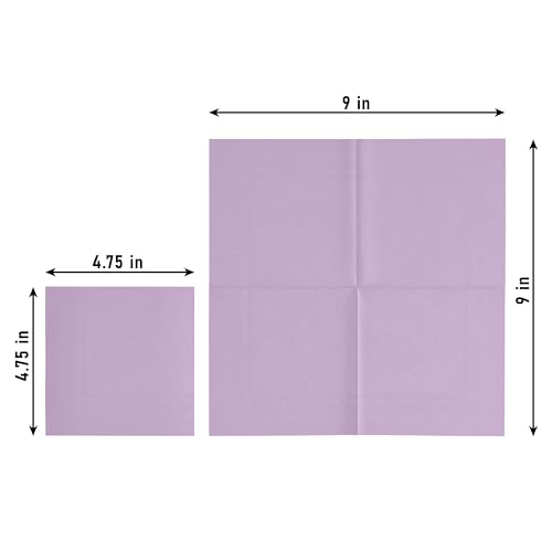 servilletas de cóctel lavanda a granel