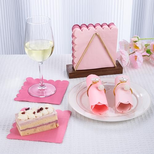 servilletas de cóctel para postres deliciosos