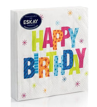 servilletas de cumpleaños absorbentes y resistentes