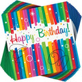 servilletas de cumpleaños coloridas