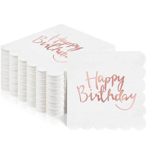 servilletas de cumpleaños felices desechables