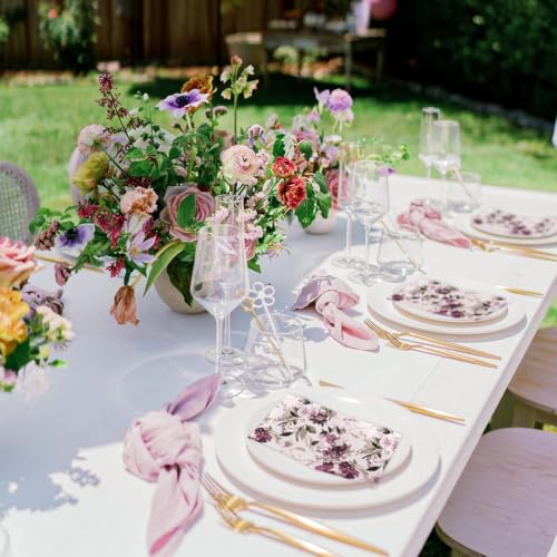 servilletas de flores para baby shower