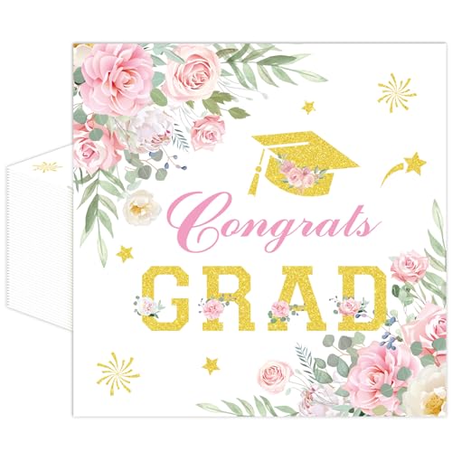 servilletas de graduación rosa 2026