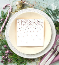 servilletas de lunares para fiestas elegantes