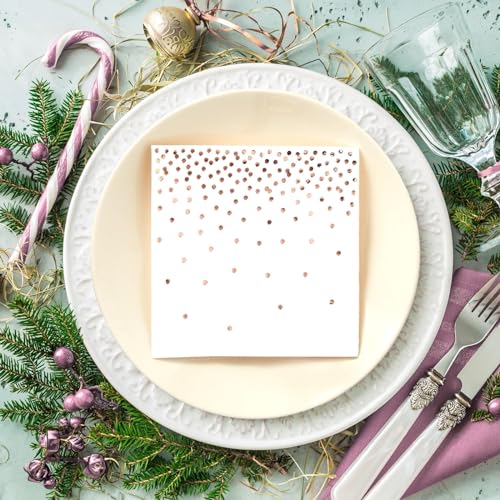 servilletas de lunares para fiestas elegantes