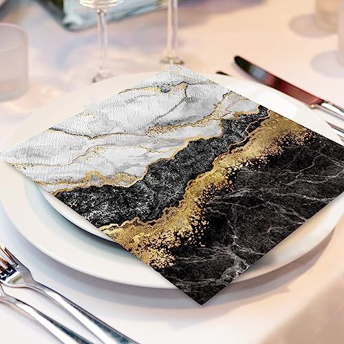 servilletas de mármol para decoración de mesa