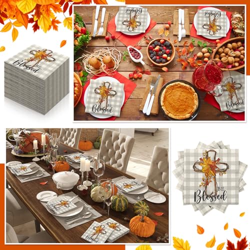 servilletas de otoño para decoración de mesa
