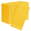 servilletas de papel amarillas elegantes