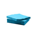 servilletas de papel azul brillante para fiestas