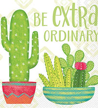 servilletas de papel cactus para fiestas