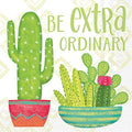 servilletas de papel cactus para fiestas