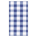 servilletas de papel Caspari Gingham azul