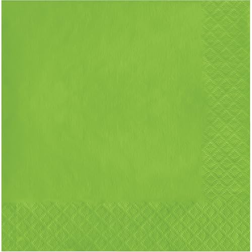 servilletas de papel color lima fresca